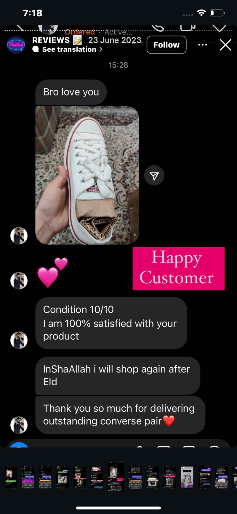 WhatsApp customer review 2