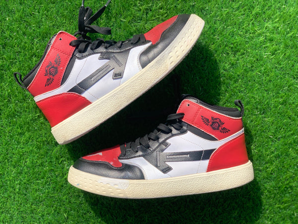 AfroJack White & Red Sneakers Pre-Loved | Original & Verified | Extremely Rare